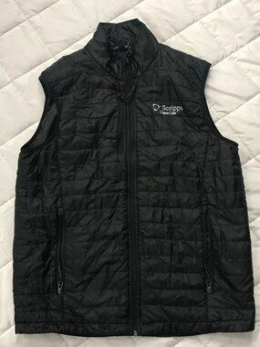 Men’s Port Authority Black 100% Polyester Puffer Vest 3 Pocket Vests
